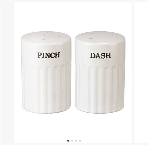 Primitives by Kathy “Pinch & Dash” Farmhouse Salt & Pepper Shaker Set - Picture 5 of 8